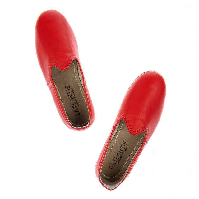 Yemeni Kadın Kırmızı Slip On Ayakkabı