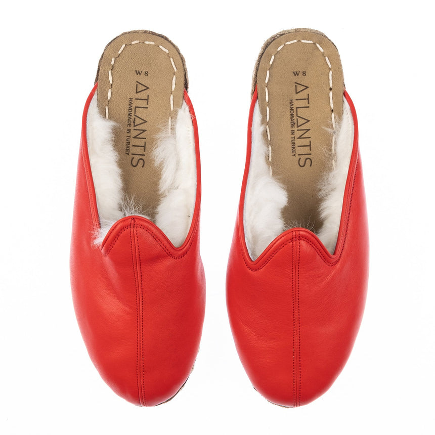 Rote Shearlings für Herren