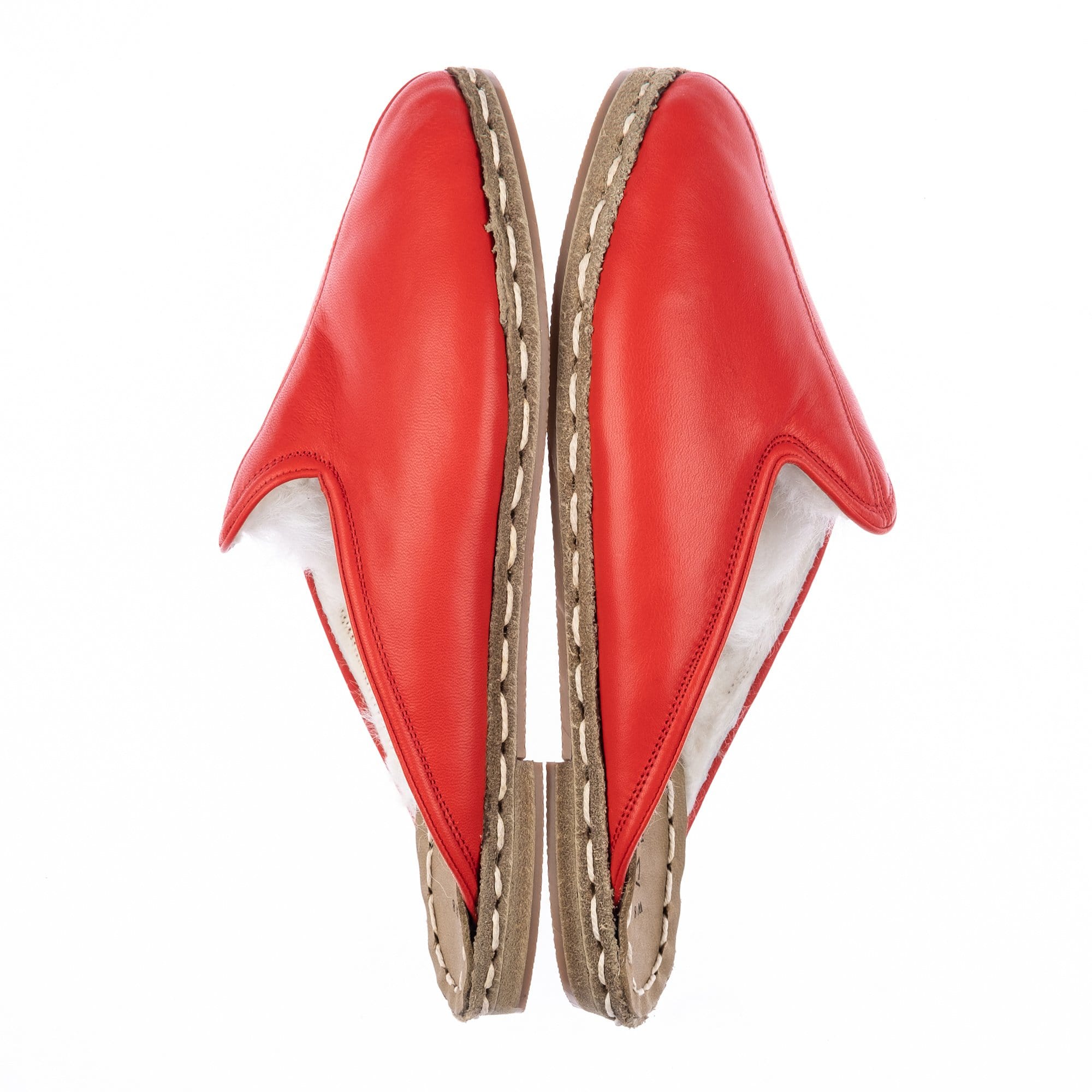 Rote Shearlings für Herren