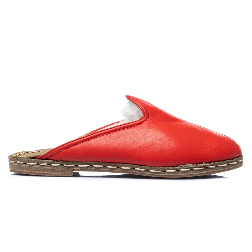 Rote Shearlings für Herren