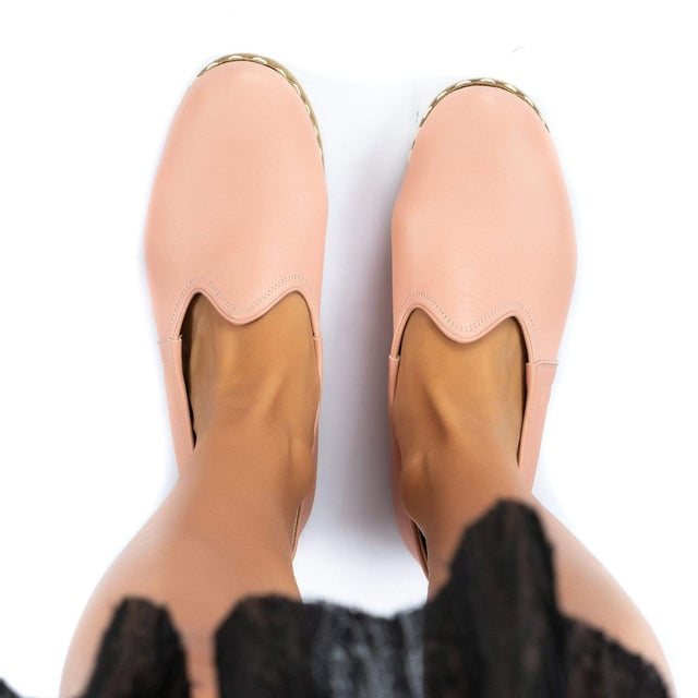 Yemeni Kadın Pudra Slip On Ayakkabı