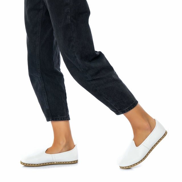 Clearance - Men's White Slip On Shoes