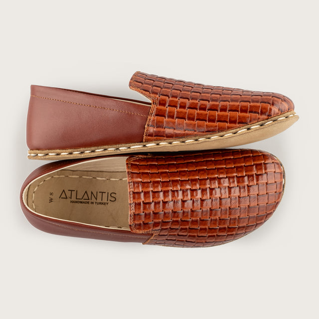 Women's Brown Milano - Atlantis Handmade Shoes - 4110061336546