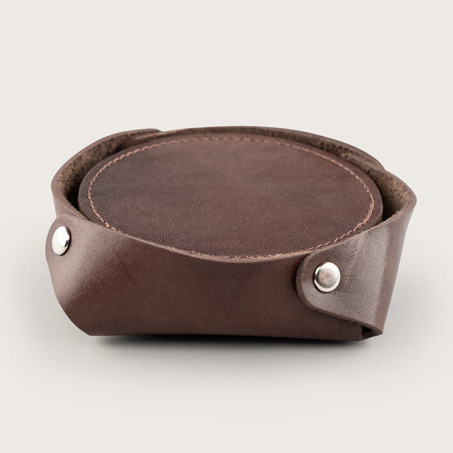 Atlantis Leather Coaster Set - Atlantis Handmade Shoes - 4110061329548