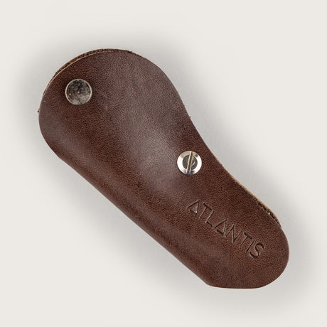 Atlantis Brown Leather Key Holder - Atlantis Handmade Shoes - 4110061434549