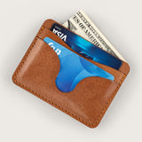 Atlantis Saddle Leather Travel Card Holder - Atlantis Handmade Shoes - 4110061472541