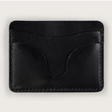 Atlantis Black Leather Travel Card Holder - Atlantis Handmade Shoes - 4110061468544