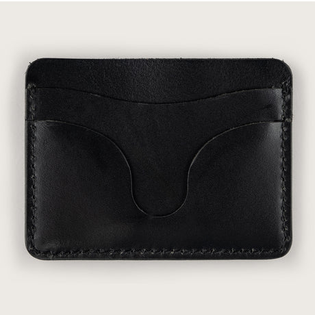 Atlantis Black Leather Travel Card Holder - Atlantis Handmade Shoes - 4110061468544