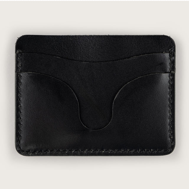 Atlantis Black Leather Travel Card Holder - Atlantis Handmade Shoes - 4110061468544