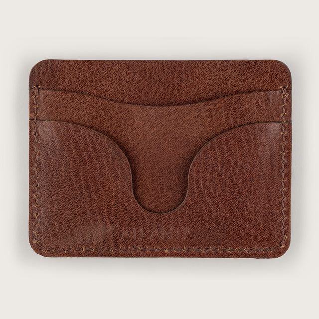 Atlantis Leather Travel Card Holder - Atlantis Handmade Shoes - 4110061466540