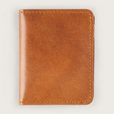 Atlantis Saddle Leather Vertical Bifold Wallet - Atlantis Handmade Shoes - 4110061480546