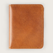 Atlantis Saddle Leather Vertical Bifold Wallet - Atlantis Handmade Shoes - 4110061480546
