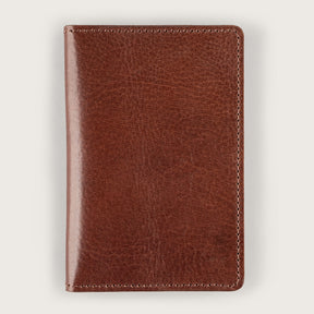 Atlantis Brown Leather Passport Holder - Atlantis Handmade Shoes - 4110061455544