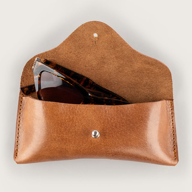 Atlantis Saddle Leather Sunglasses Case - Atlantis Handmade Shoes - 4110061464546