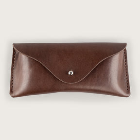 Atlantis Brown Leather Sunglasses Case - Atlantis Handmade Shoes - 4110061463549
