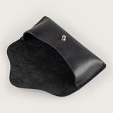 Atlantis Black Leather Sunglasses Case - Atlantis Handmade Shoes - 4110061460548