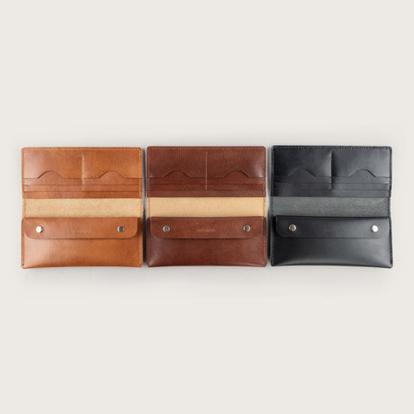 Atlantis Leather Large Wallet - Atlantis Handmade Shoes - 4110061437540