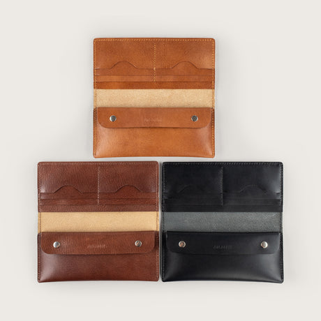 Atlantis Leather Large Wallet - Atlantis Handmade Shoes - 4110061437540