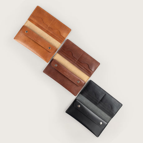 Atlantis Leather Large Wallet - Atlantis Handmade Shoes - 4110061437540
