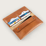 Atlantis Saddle Leather Large Wallet - Atlantis Handmade Shoes - 4110061446542