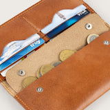 Atlantis Saddle Leather Large Wallet - Atlantis Handmade Shoes - 4110061446542