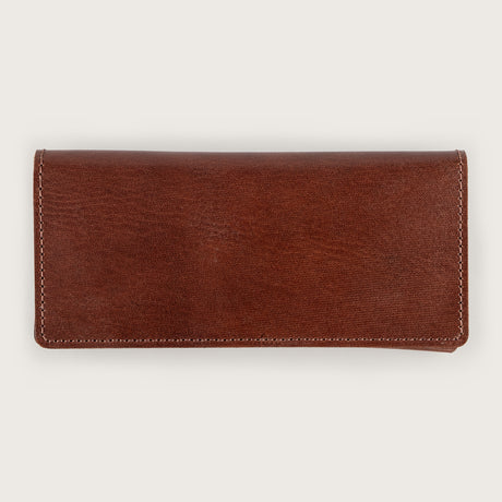 Atlantis Brown Leather Large Wallet - Atlantis Handmade Shoes - 4110061443541
