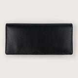 Atlantis Black Leather Large Wallet - Atlantis Handmade Shoes - 4110061440540