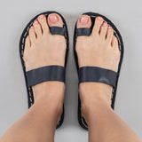Women's Blue Barefoot Thong Sandals