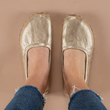 Women's Gold Barefoot Ballet Flats