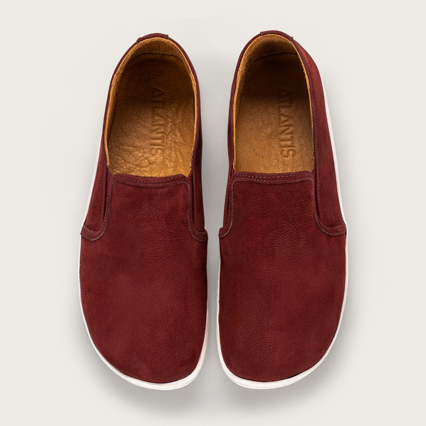 Sandfarbene Pennyloafer für Damen