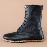 Men's Black Barefoot High Ankle Boots
