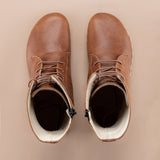 Men's Brown Barefoot High Ankle Boots