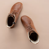 Men's Brown Barefoot High Ankle Boots