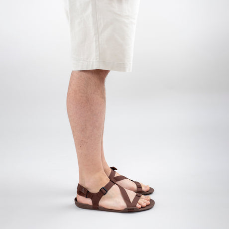 Men's Brown Terra Barefoot Sandals - Atlantis Handmade Shoes - 