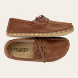 Men's Lion Brown Dock Shoes - Atlantis Handmade Shoes -
