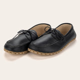Women's Black Dock Shoes - Atlantis Handmade Shoes -