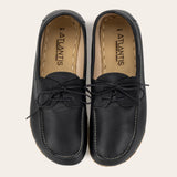 Women's Black Dock Shoes - Atlantis Handmade Shoes -