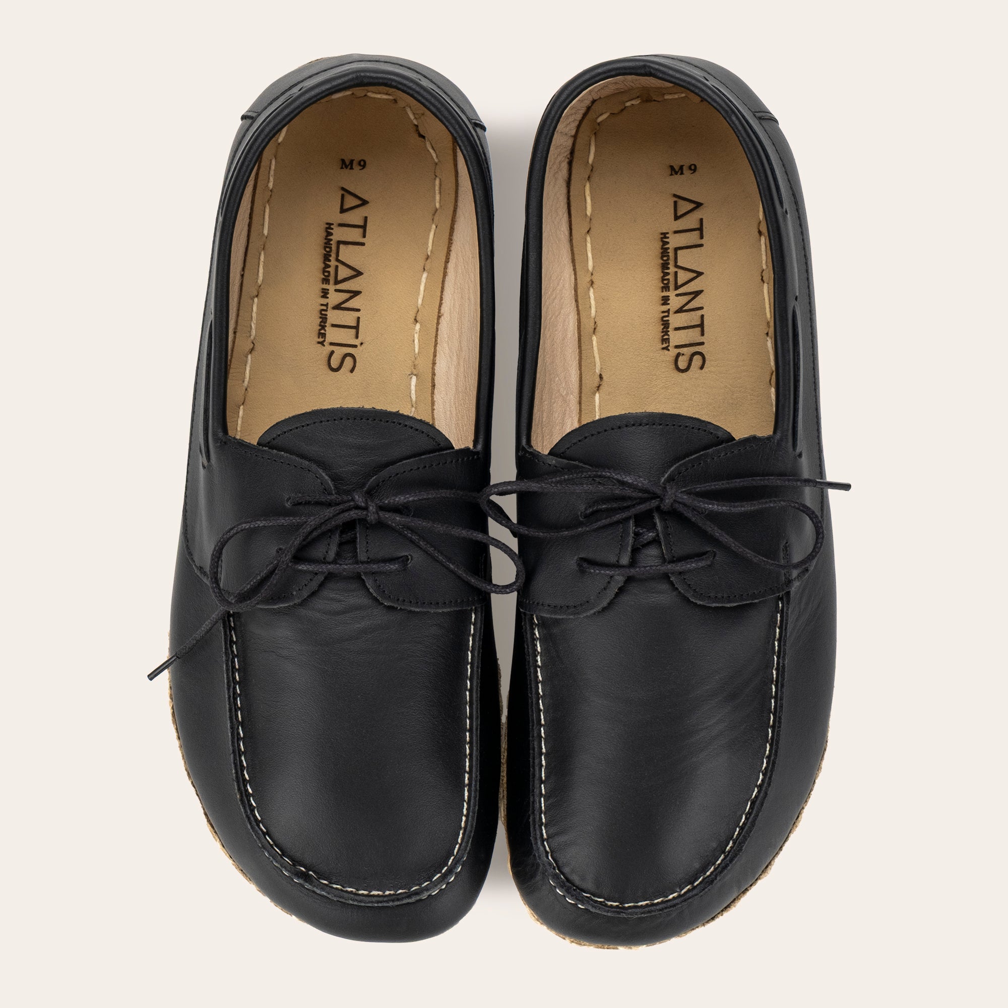 Men's Black Dock Shoes - Atlantis Handmade Shoes – Atlantis
