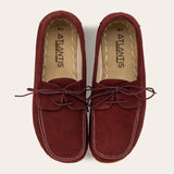 Women's Burgundy Dock Shoes - Atlantis Handmade Shoes -