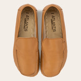 Women's Coconut Brown Moccasins - Atlantis Handmade Shoes -