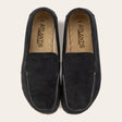 Men's Black Nubuck Moccasins - Atlantis Handmade Shoes - 
