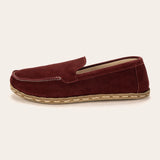 Women's Burgundy Moccasins - Atlantis Handmade Shoes -