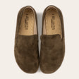 Women's Khaki Green Suede Minimalists - Atlantis Handmade Shoes - 