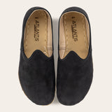 Women's Black Nubuck Barefoots - Atlantis Handmade Shoes -