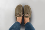 Men's Green Dock Shoes - Atlantis Handmade Shoes -