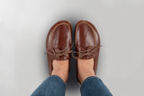 Men's Peru Brown Dock Shoes - Atlantis Handmade Shoes -