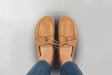 Men's Coconut Brown Dock Shoes - Atlantis Handmade Shoes - 