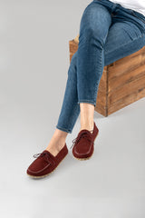 Men's Burgundy Dock Shoes - Atlantis Handmade Shoes -