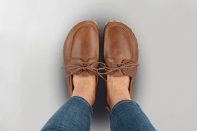 Men's Lion Brown Dock Shoes - Atlantis Handmade Shoes -