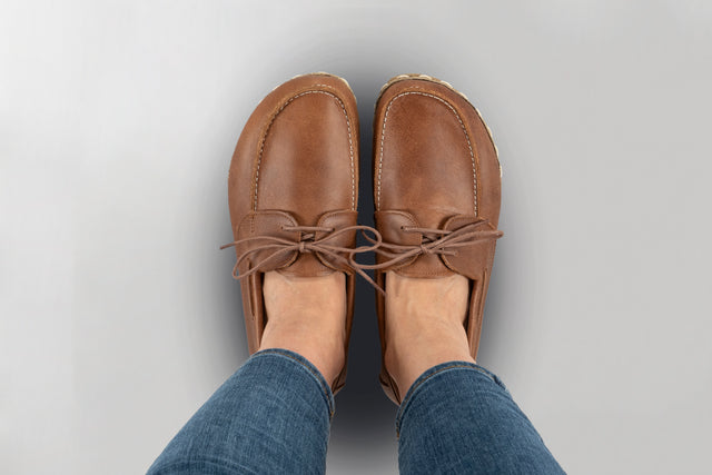 Men's Lion Brown Dock Shoes - Atlantis Handmade Shoes - 